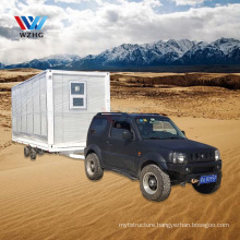 Prefabricated Expandable Movable prefab Container trailer House on wheels